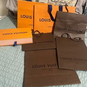 LV bags and box